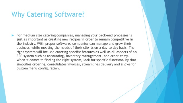 catering business software